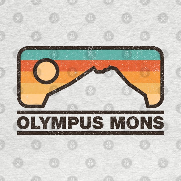 Olympus Mons - Mars Vintage v2 by Sachpica
